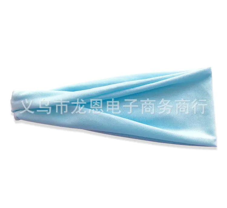 European American Yoga Elastic Headband Candy Color Non-Slip