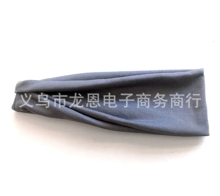 European American Yoga Elastic Headband Candy Color Non-Slip