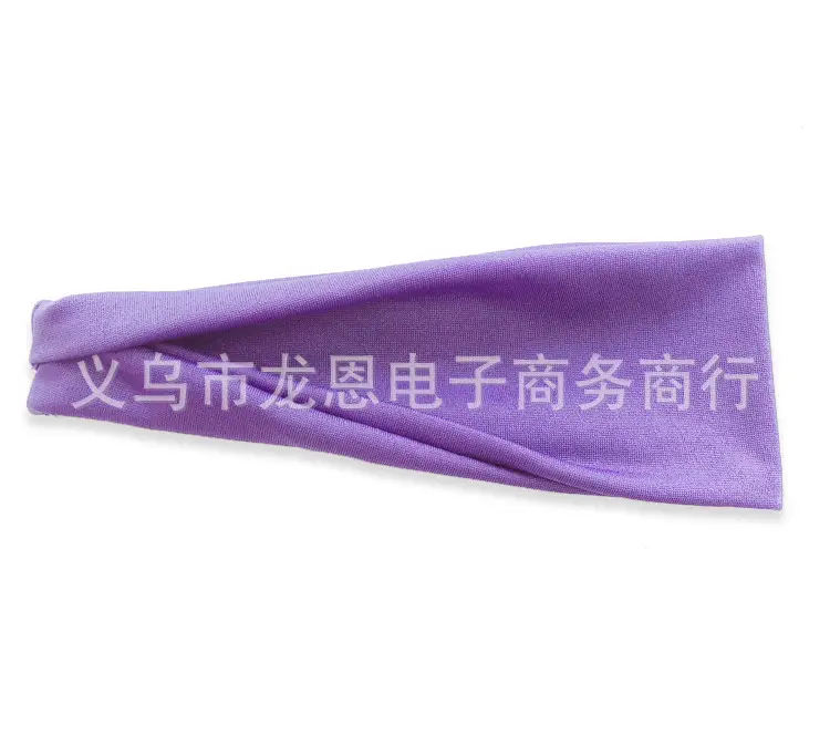 European American Yoga Elastic Headband Candy Color Non-Slip