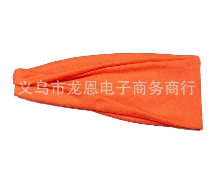 European American Yoga Elastic Headband Candy Color Non-Slip