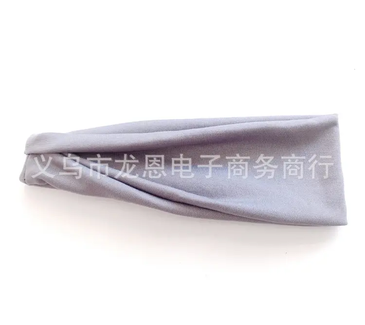 European American Yoga Elastic Headband Candy Color Non-Slip