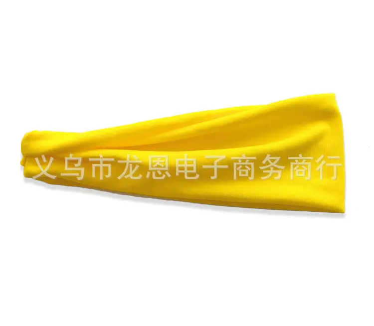 European American Yoga Elastic Headband Candy Color Non-Slip