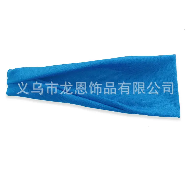 European American Yoga Elastic Headband Candy Color Non-Slip
