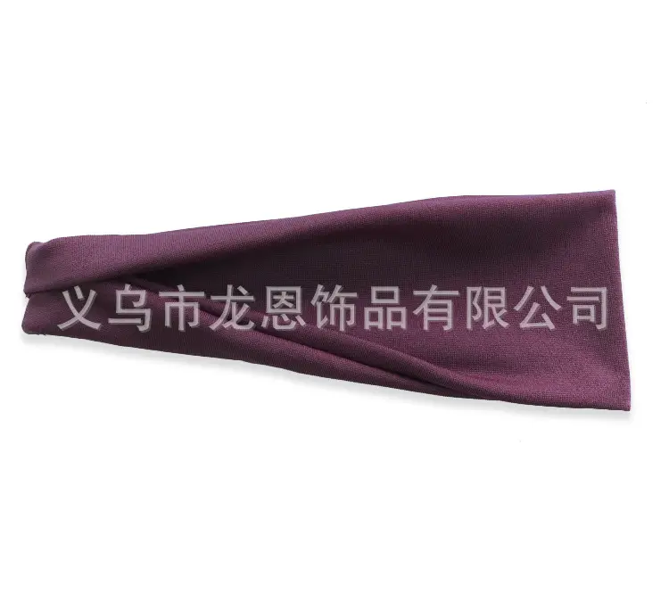 European American Yoga Elastic Headband Candy Color Non-Slip