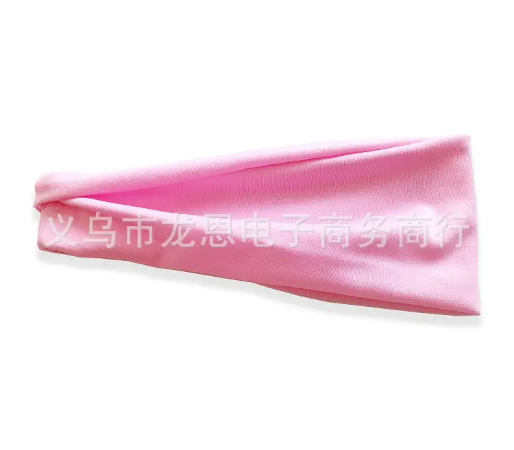 European American Yoga Elastic Headband Candy Color Non-Slip