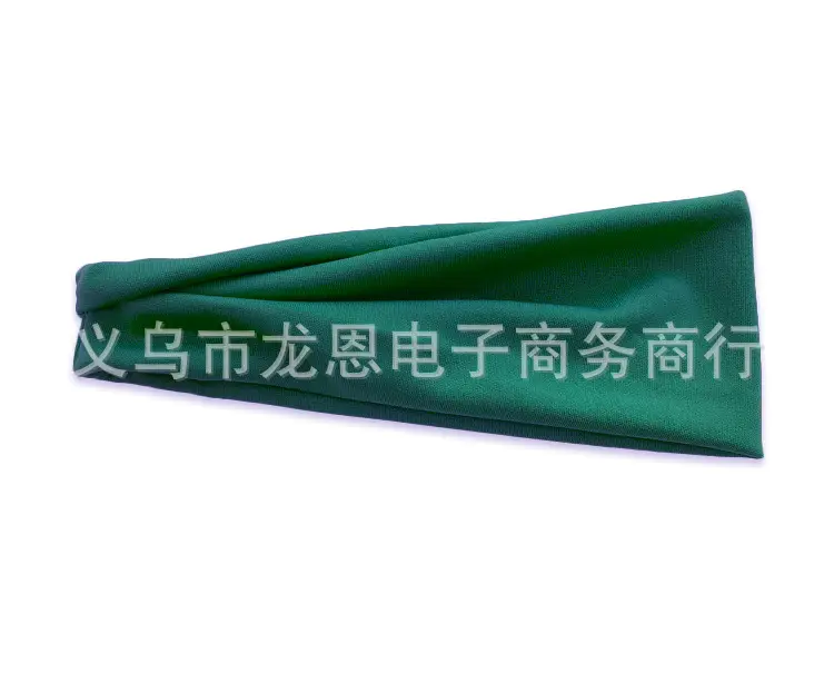 European American Yoga Elastic Headband Candy Color Non-Slip