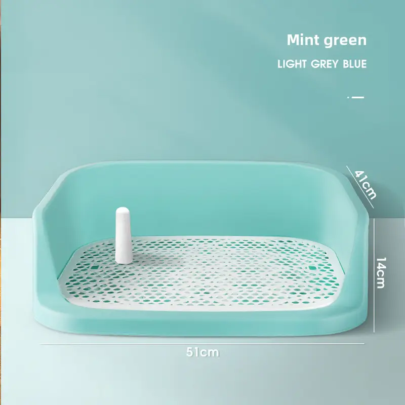 New fenced pet dog toilet automatic flushing shit urinal pet large grid dog toilet dog potty