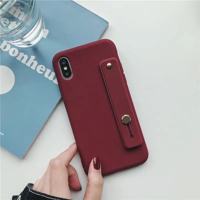 Pink Silicone Push-Pull Phone Case for iPhone 15 - Image 4