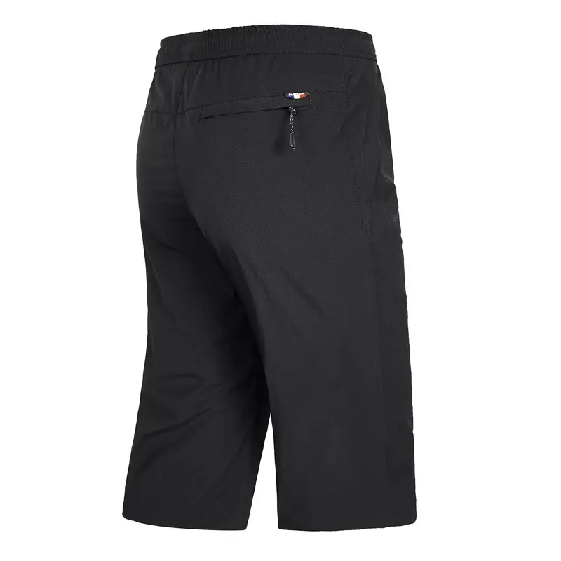 Summer Men Black Casual Shorts Korean Style Loose Fit