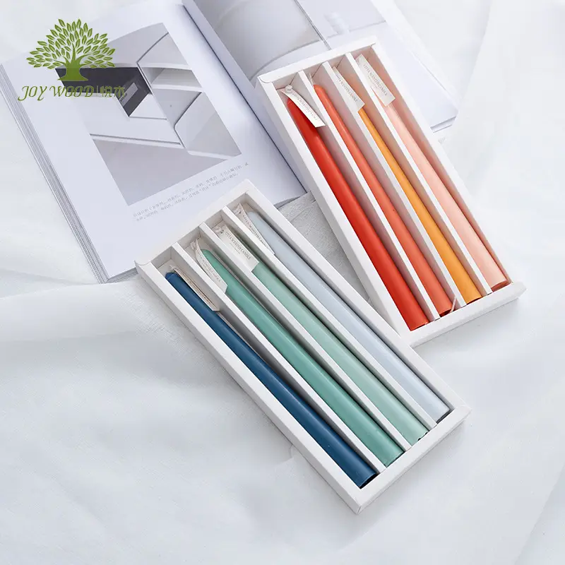 Long rod candle Christmas European style smokeless scented candle long candle home birthday candle banquet party wholesale