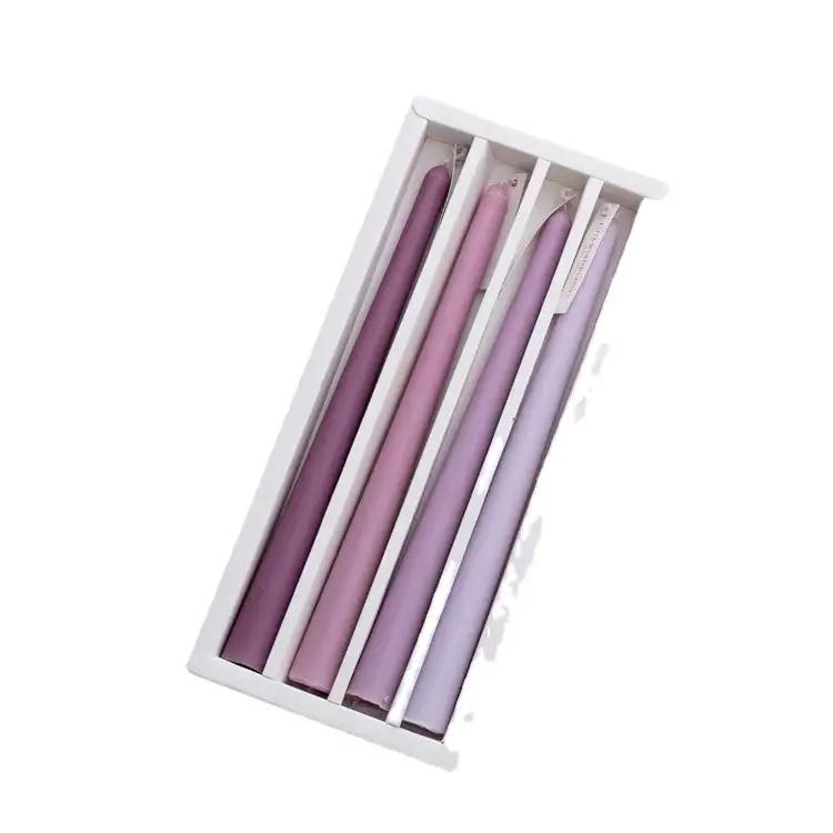 Long rod candle Christmas European style smokeless scented candle long candle home birthday candle banquet party wholesale