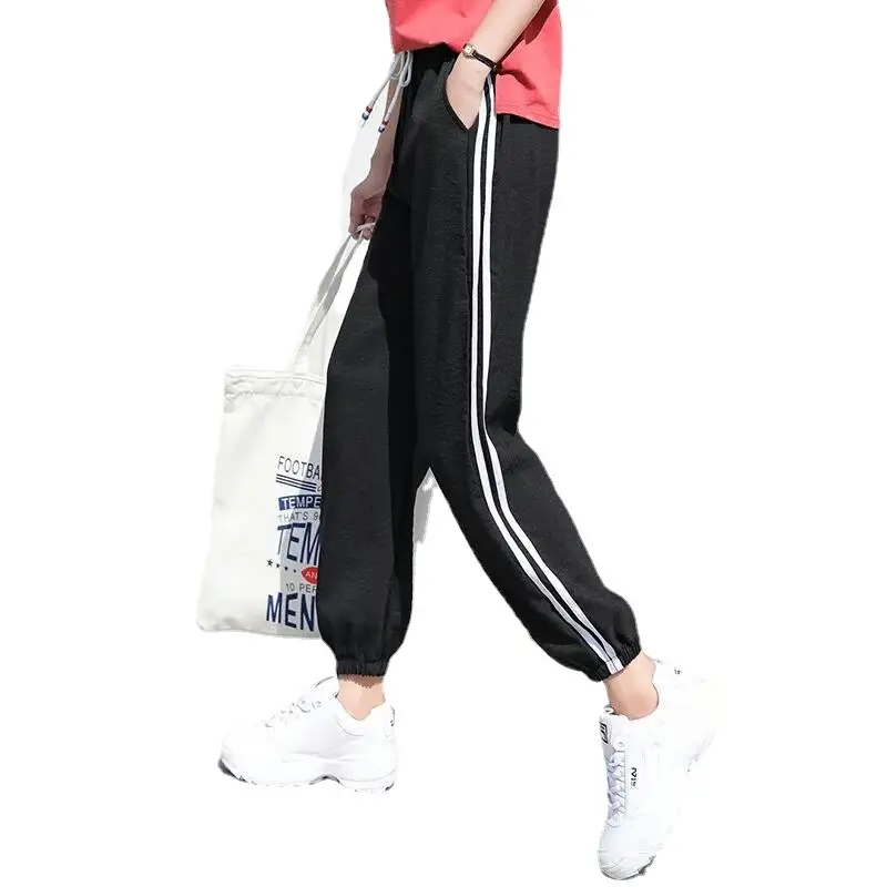 Pink Korean Style Women's Harem Pants Slimming Joggers - Image 14