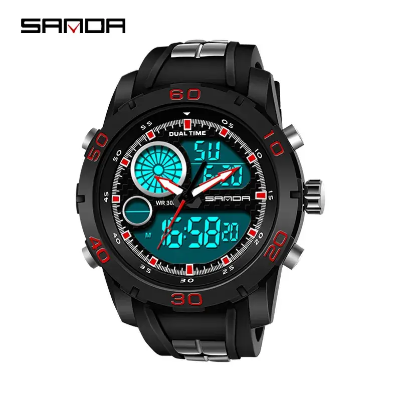 Sanda Multifunctional Electronic Watch for Men - Image 4