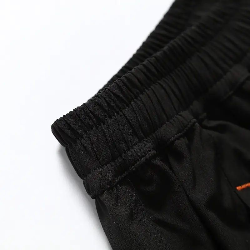 Men Black 2019 Summer Loose Shorts Large
