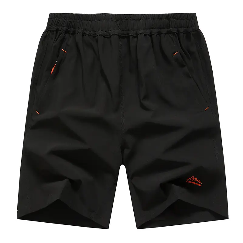 Men Black 2019 Summer Loose Shorts Large