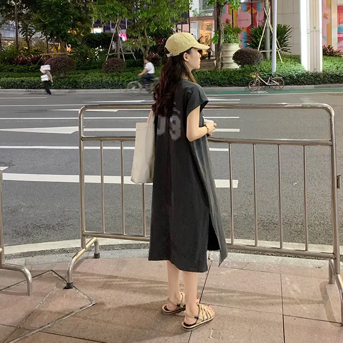 2025 New Korean Style Women's Vest T-Shirt Long Skirt Harajuku Style — feature 16