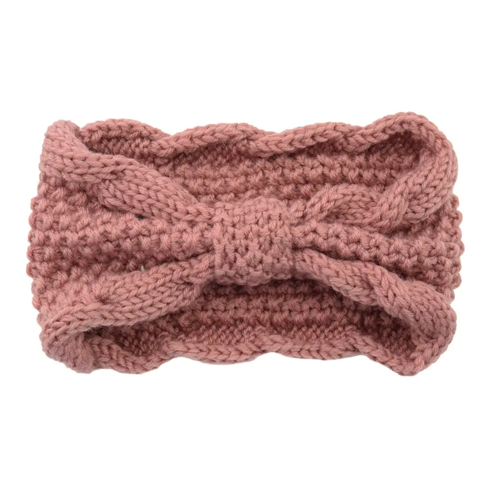 Women's Wool Knitted Hair Band with Twisted Bow Design - Image 9