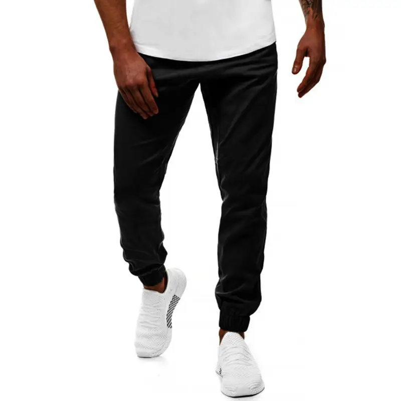 Men's Grey Elastic Sweatpants K52 Winter Casual - Image 2