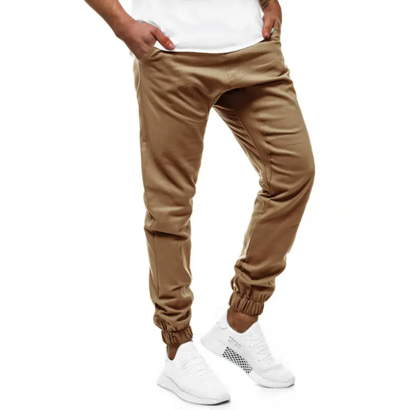 Men's Grey Elastic Sweatpants K52 Winter Casual - Image 3