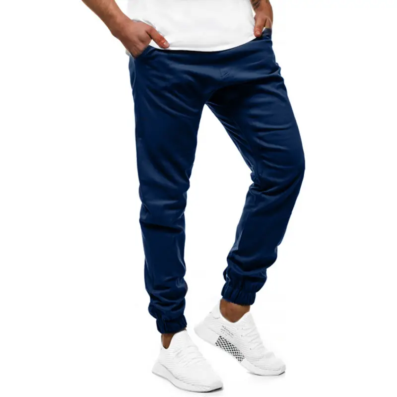 Men's Grey Elastic Sweatpants K52 Winter Casual - Image 6