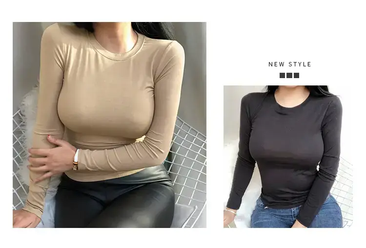 Men Navy Blue Slim Fit Long Sleeve T-Shirt — feature 2