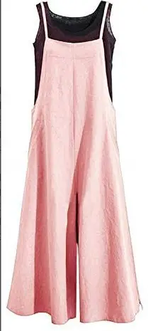 Black Loose Wide Leg Pants Casual Jumpsuit for Women