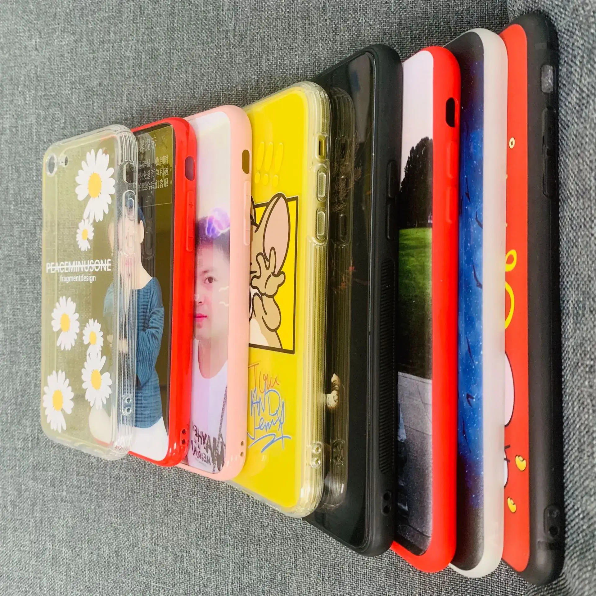 Glass Soft Transparent Mobile Phone Case with Pictures Drop Shipping - Image 4
