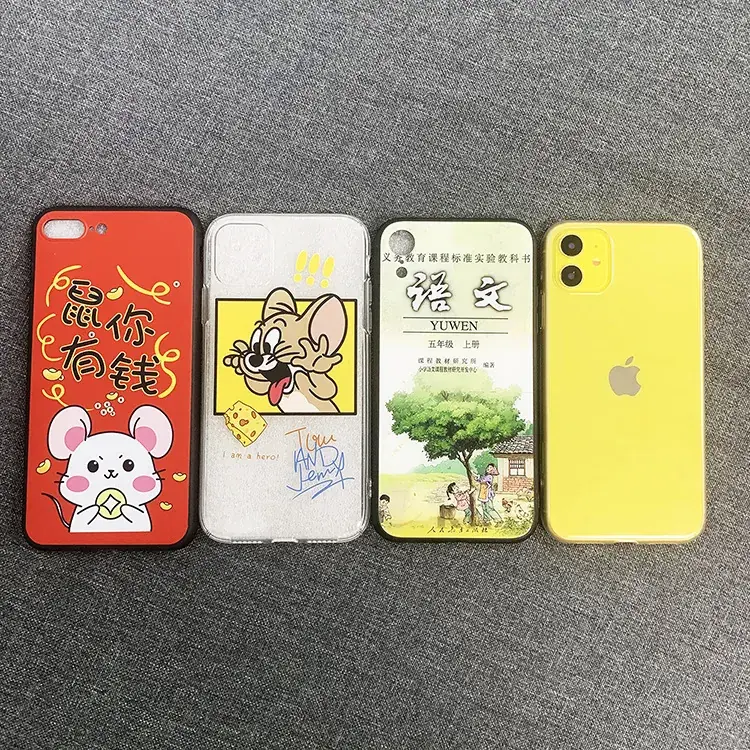 Glass Soft Transparent Mobile Phone Case with Pictures Drop Shipping — feature 4
