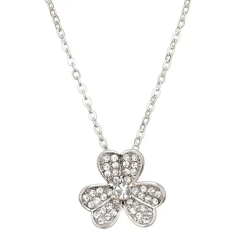 Lucky Clover Zircon Necklace for Women - Image 6