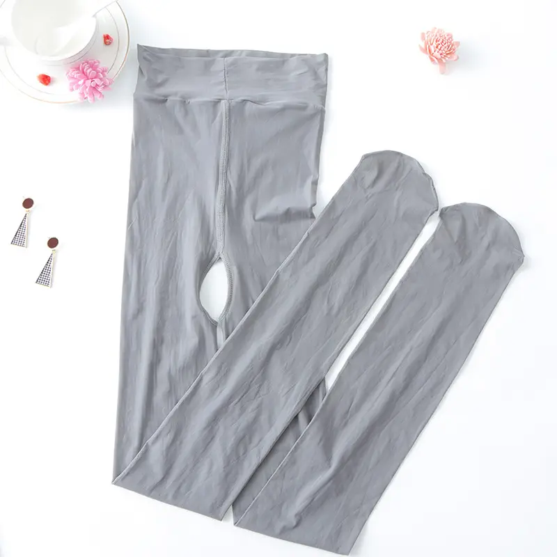 Women's Silk Anti-Hook Bare Leg Panties Flesh Color Medium Thick - Image 22