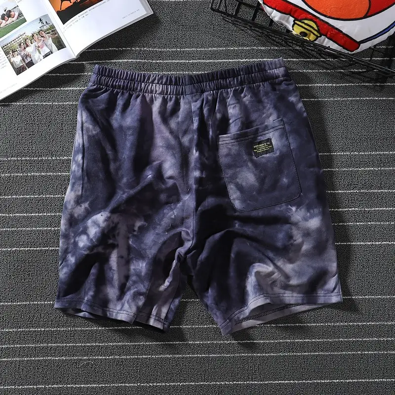 Trendy Tie-Dye Hip Hop Shorts for Women — feature 48