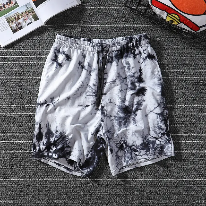 Trendy Tie-Dye Hip Hop Shorts for Women - Image 3
