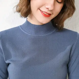 Women's 2025 Winter Knit Pullover Sweater Beige Round Neck — feature 4