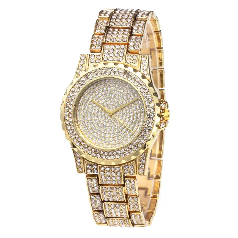 Hot Wristwatch 2024 Rhinestone Ladies Quartz Watch Men - Image 4