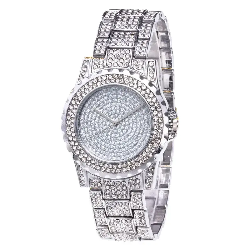 Hot Wristwatch 2024 Rhinestone Ladies Quartz Watch Men - Image 8