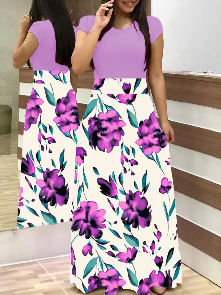 Women Floral Print Long Sleeve Skirts Set - Image 15