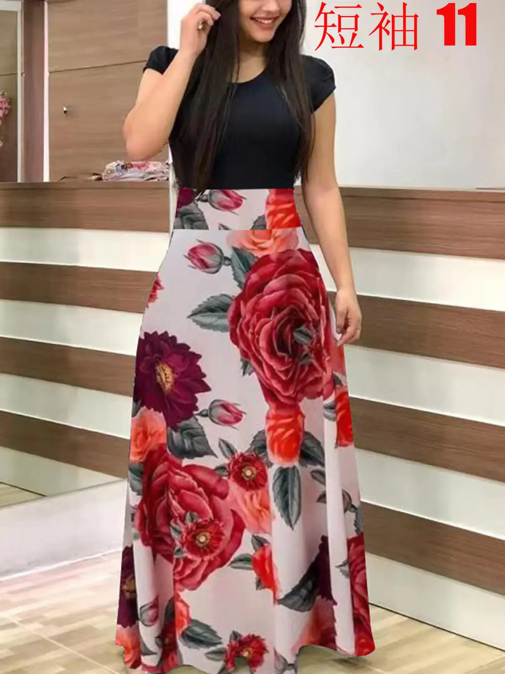 Women Floral Print Long Sleeve Skirts Set - Image 19