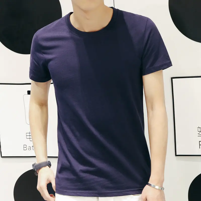 Men Long Sleeve Green Slim Fit T-Shirt - Image 3