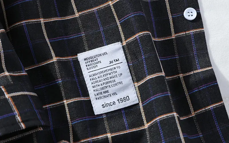 Men's Plaid Long Sleeve Shirt 2021 Harajuku Style — feature 38