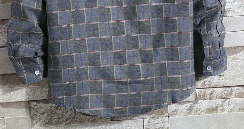 Men's Plaid Long Sleeve Shirt 2021 Harajuku Style — feature 52