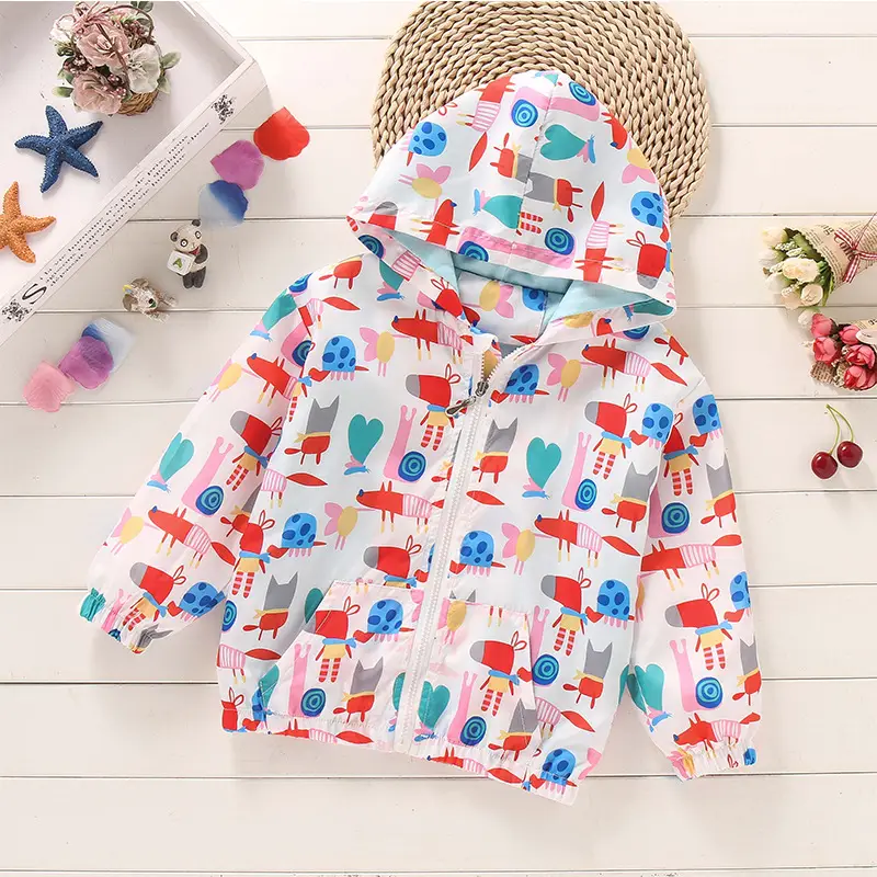 Blue Unicorn Windproof Jacket for Girls 2025 - Image 13