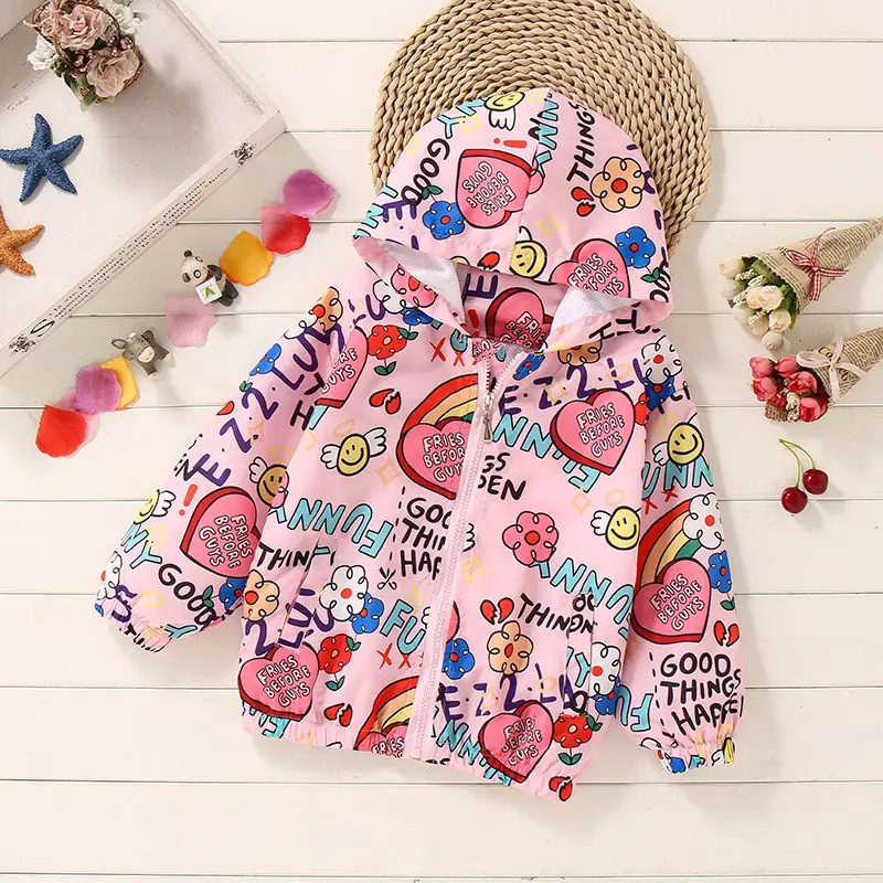 Blue Unicorn Windproof Jacket for Girls 2025 - Image 17