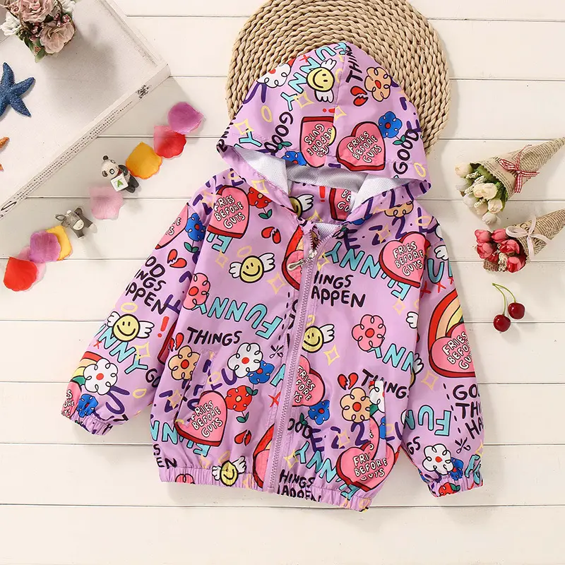 Blue Unicorn Windproof Jacket for Girls 2025 - Image 18