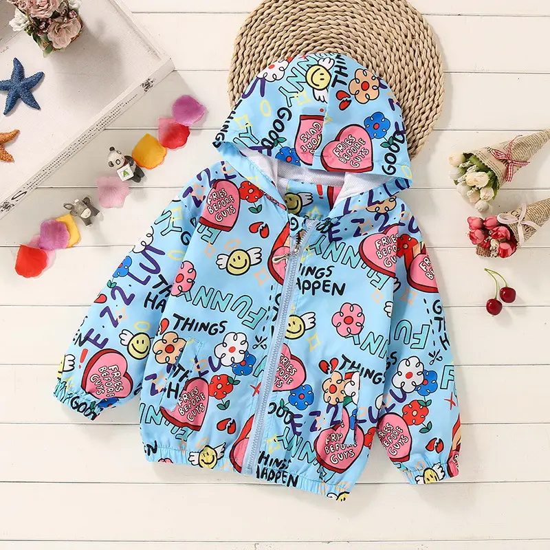 Blue Unicorn Windproof Jacket for Girls 2025 - Image 19