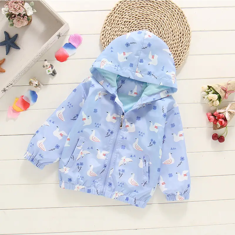 Blue Unicorn Windproof Jacket for Girls 2025 - Image 5