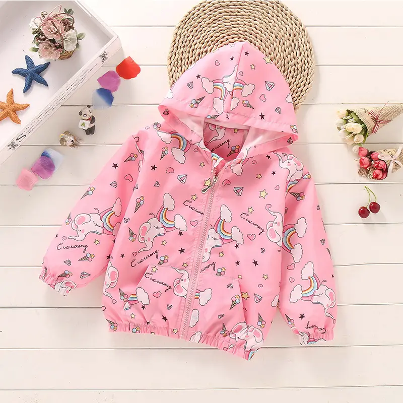 Blue Unicorn Windproof Jacket for Girls 2025 - Image 7