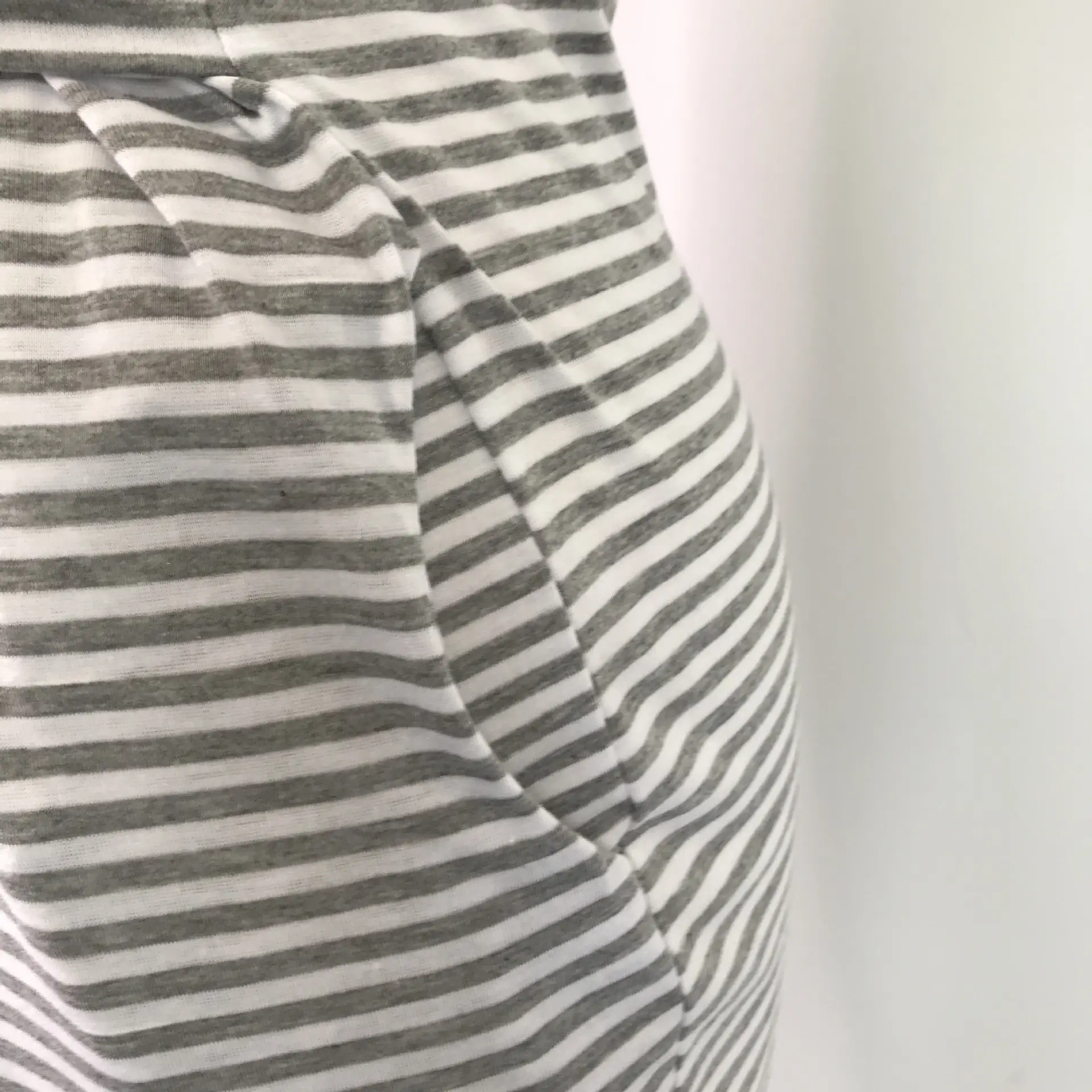 Women Belted Striped Summer Dress Blue White — feature 30