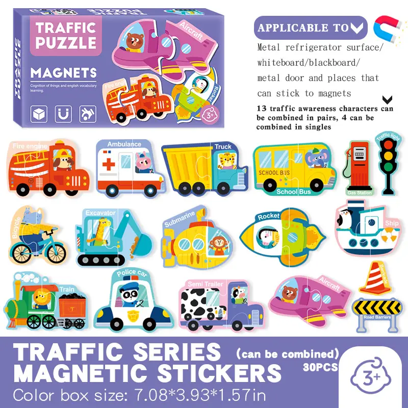 Magnetic Farm Stickers Puzzle for Kids 3-6 Years - Image 5