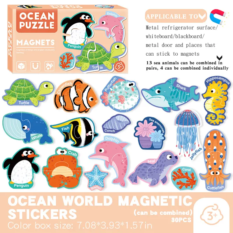 Magnetic Farm Stickers Puzzle for Kids 3-6 Years - Image 6