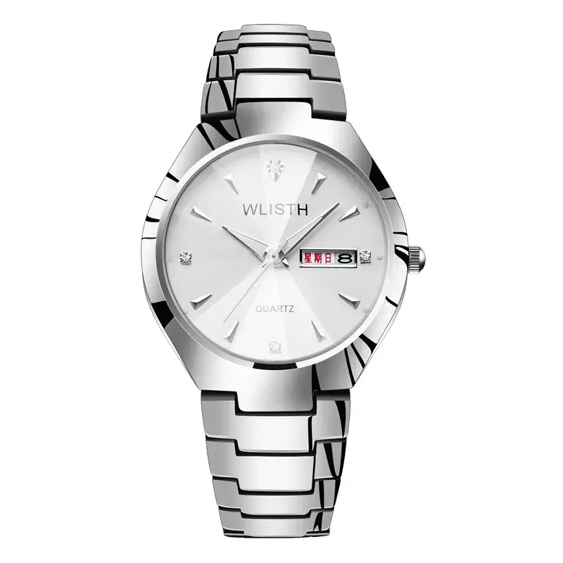 Women's Quartz Steel Band Watch 25mm Blue Dial Waterproof - Image 8